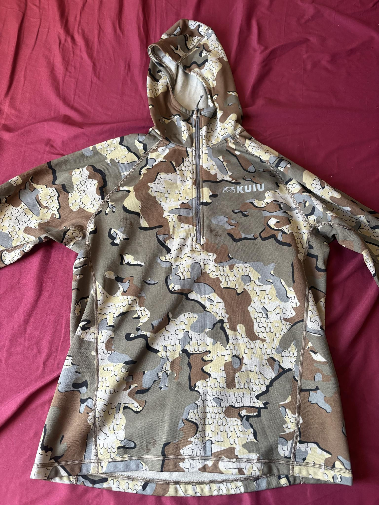 KUIU Peloton 200 Zip-T Hoodie- Valo