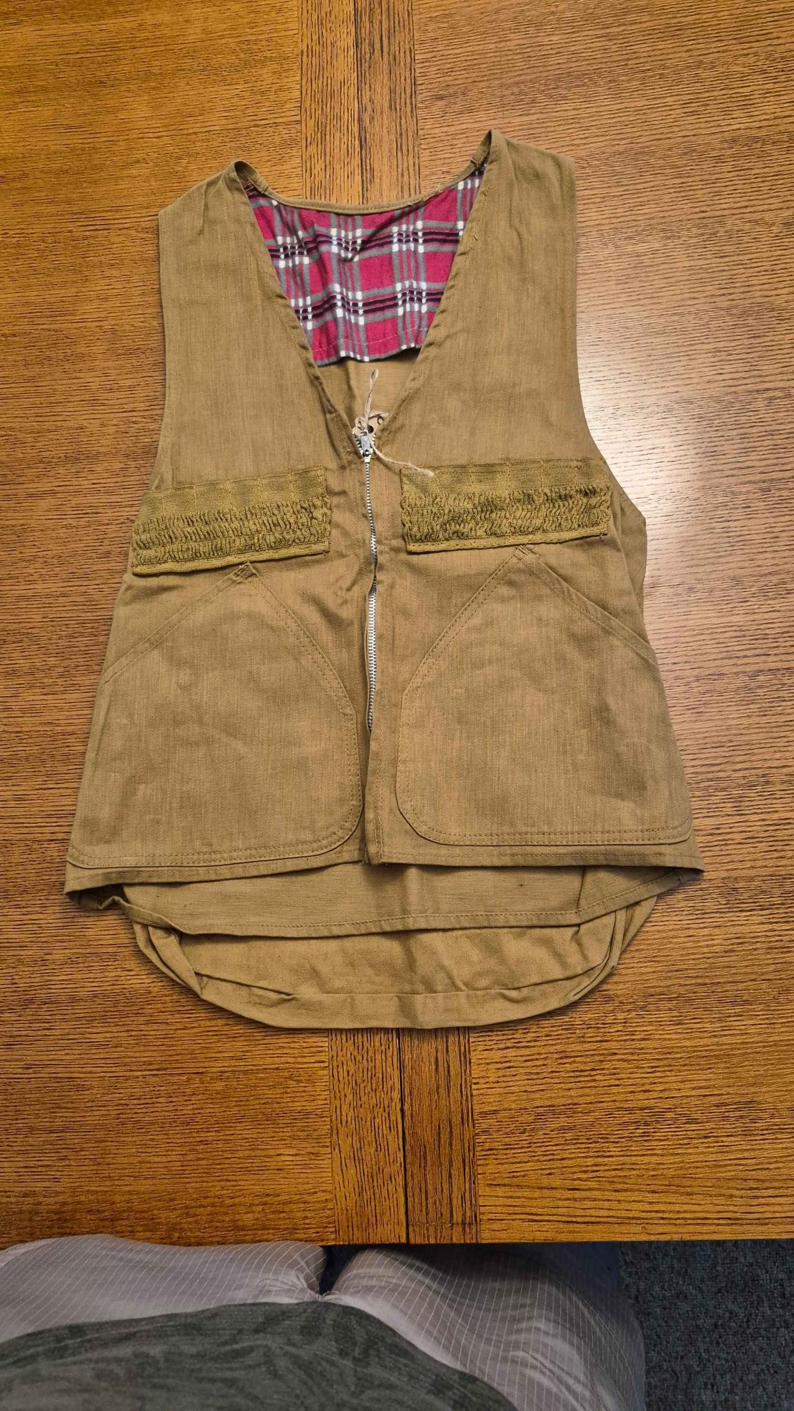 Vintage hunting vest