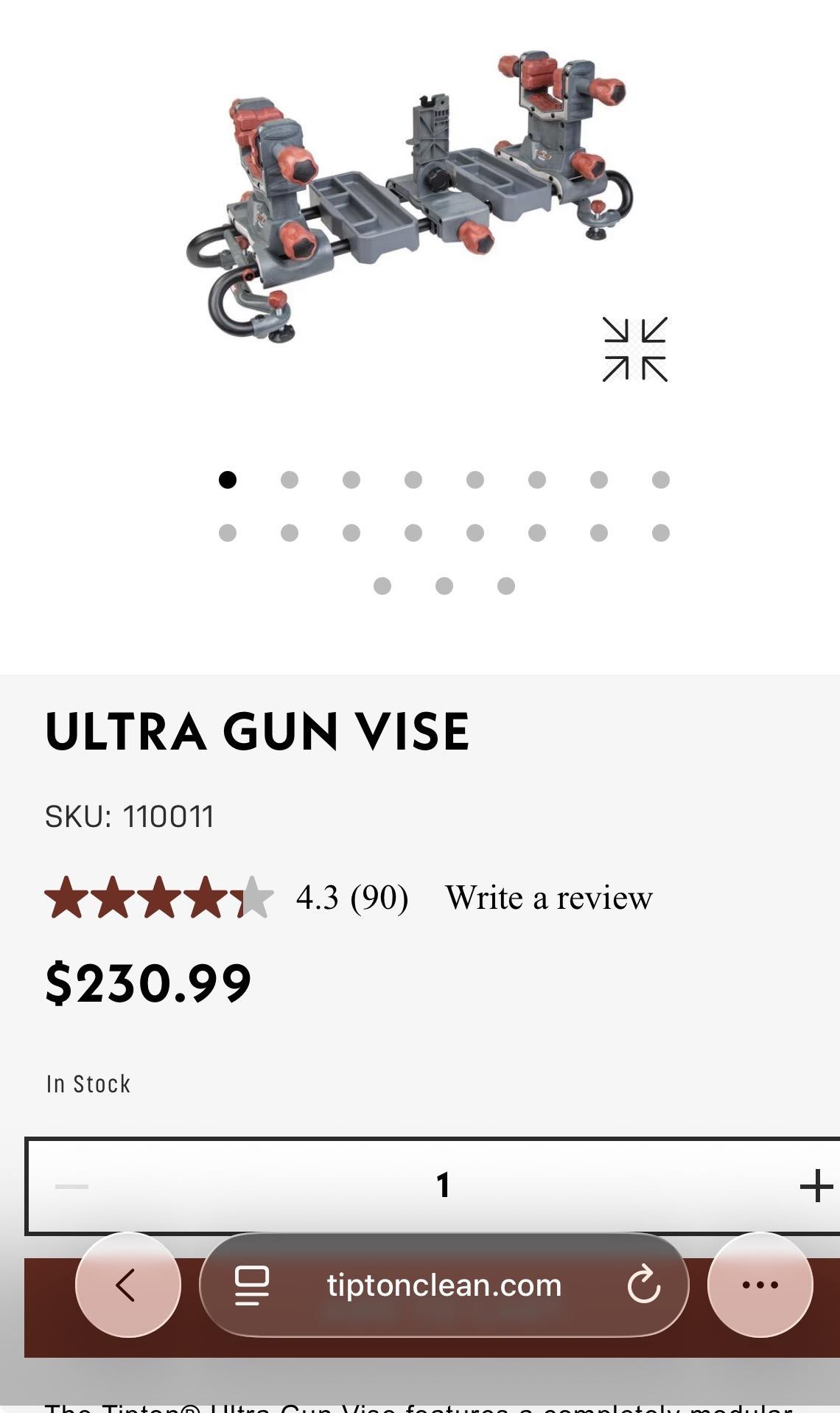 Tipton Ultra Gun Vise
