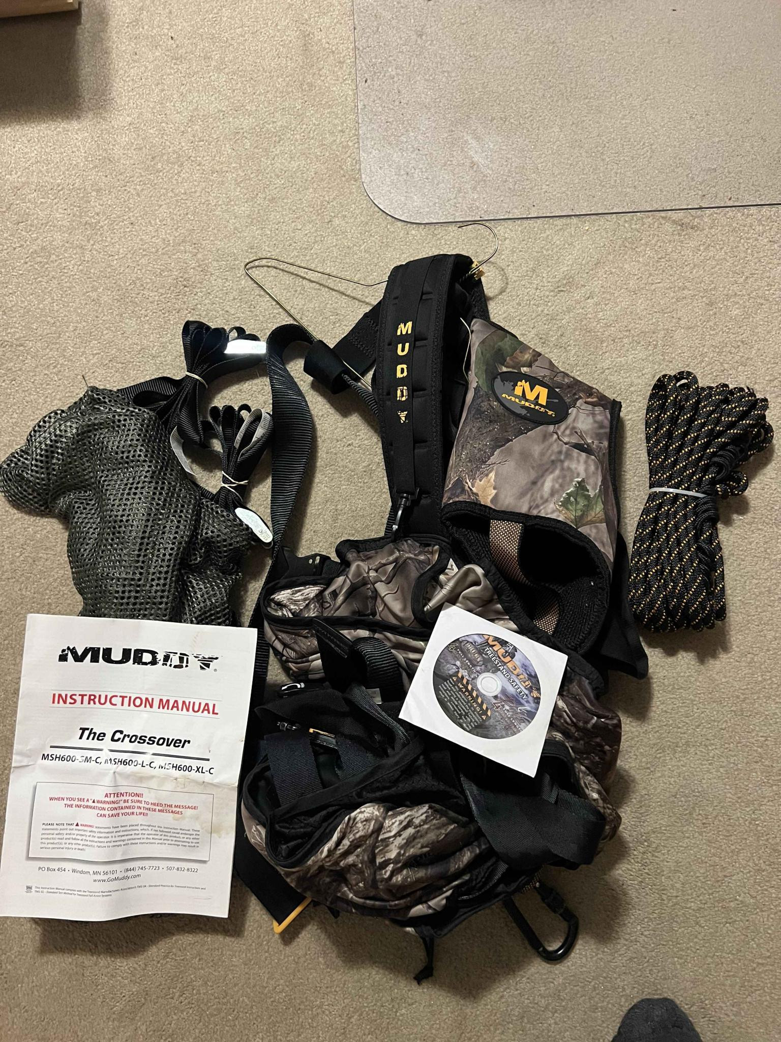 Muddy Crossover safety restraint