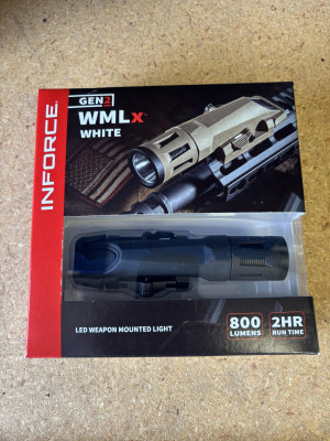 Inforce wmlx gen2 gun light 